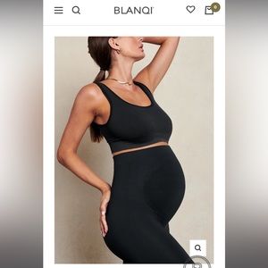Blanqi maternity support leggings. Worn one or two times.